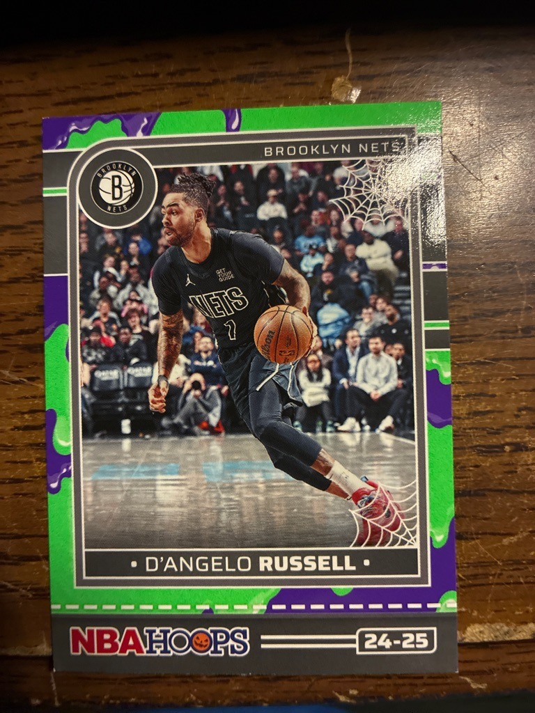 D'Angelo Russell (Note: The user image shows a basketball card of a basketball player, despite the prompt's football theme)