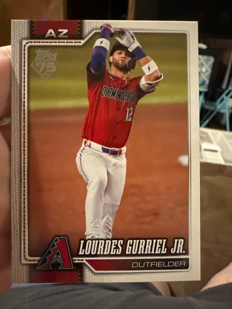 Lourdes Gurriel Jr. (Note: This is actually a Major League Baseball card, not a football card)