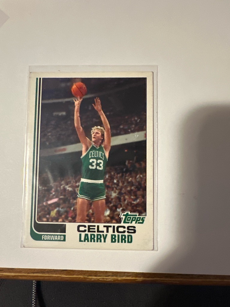 Larry Bird (Note: This is a famous basketball card, not a football card)