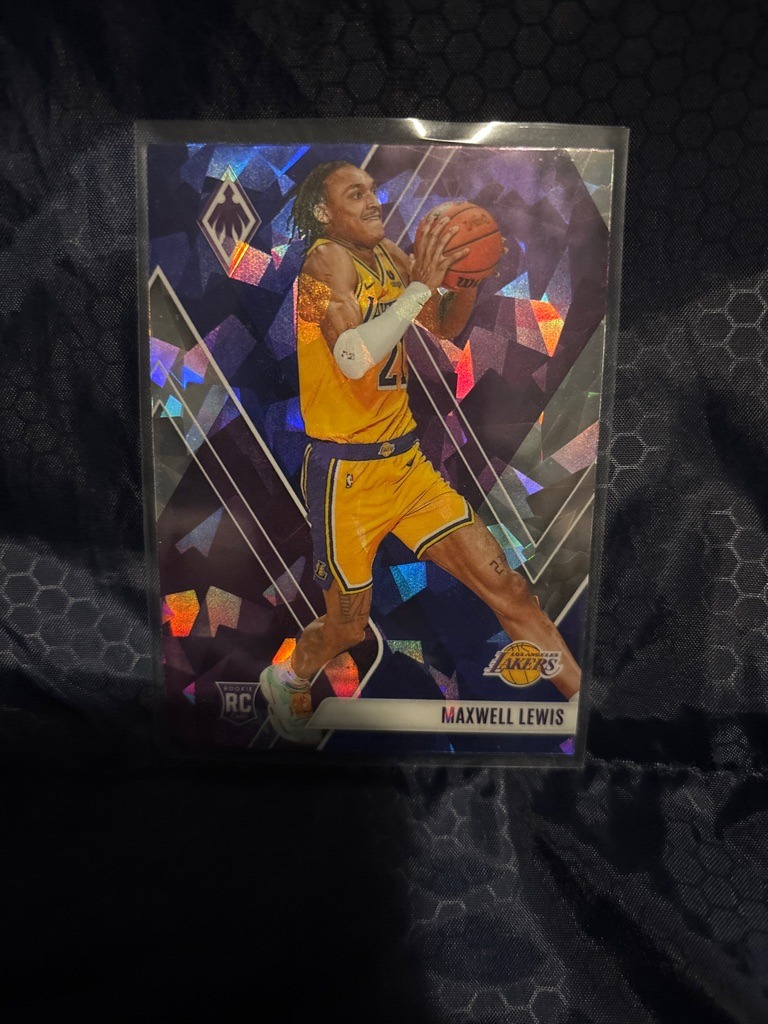Maxwell Lewis (Note: The user asked for a football card, but this image depicts a basketball card of Maxwell Lewis playing for the Los Angeles Lakers)