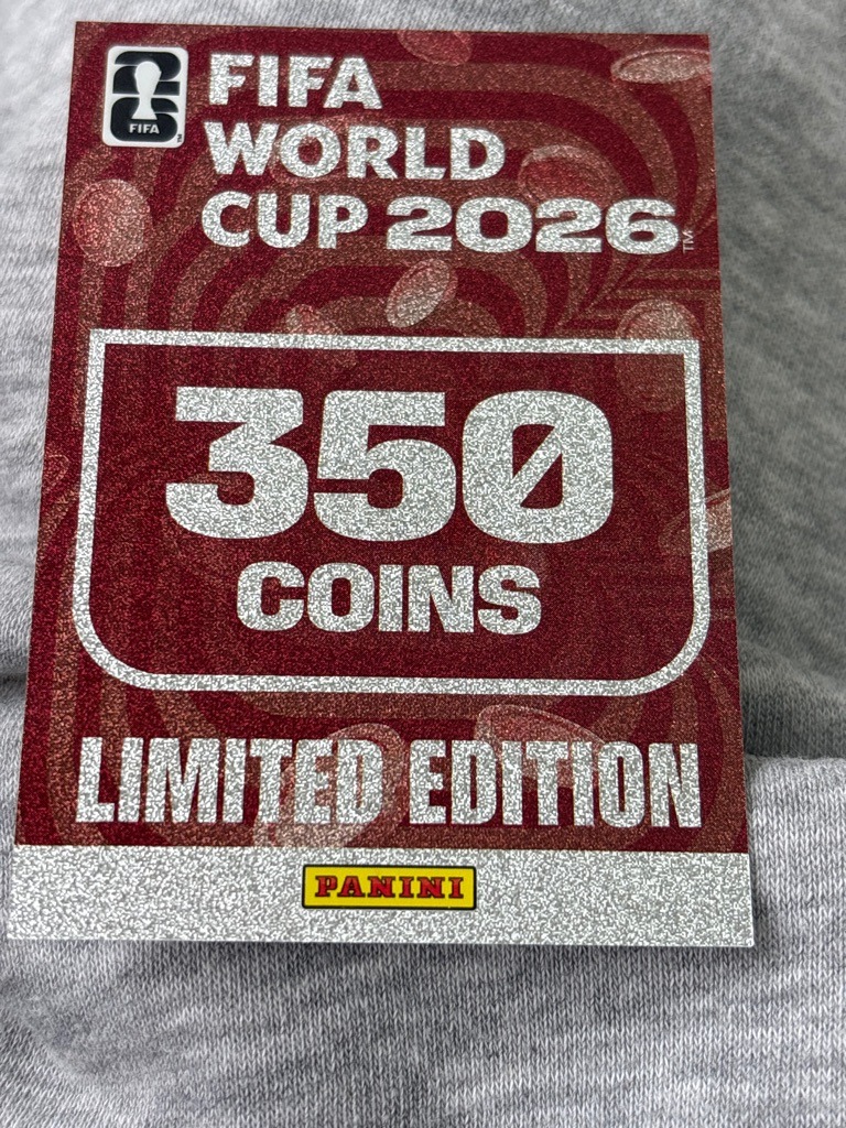 Not applicable - Insert / Promotional Item (FIFA World Cup 2026 Coins Redeemable Card)