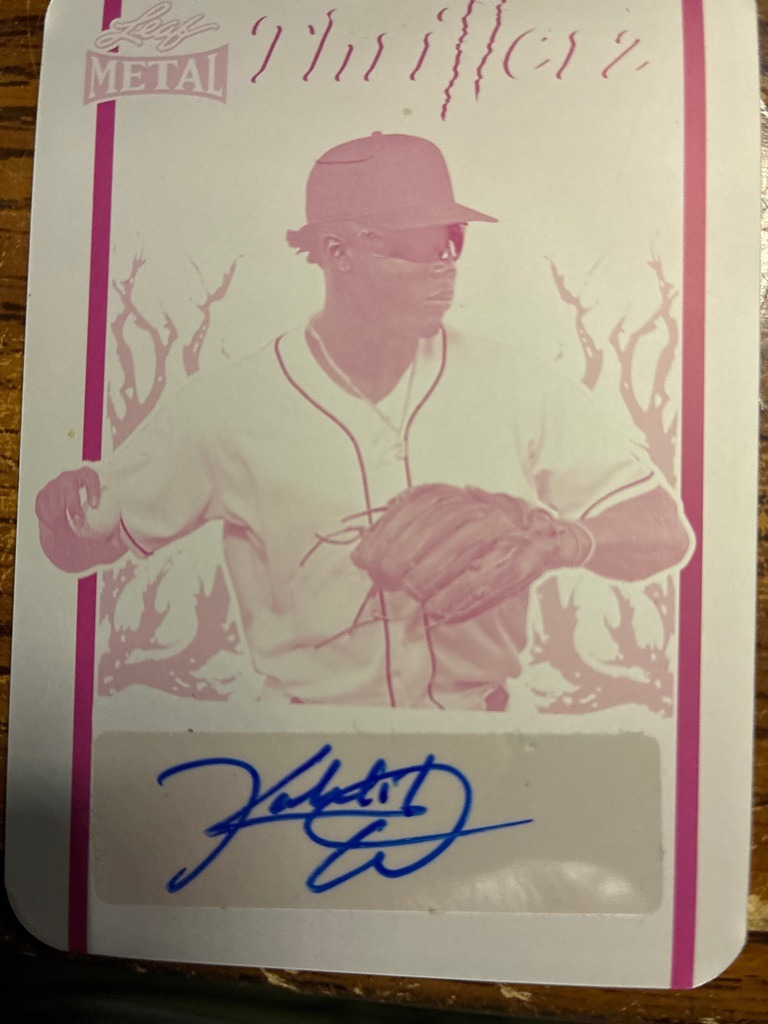 Unknown (Note: The player on this baseball/multi-sport style card appears to be in a baseball uniform, possibly showing a baseball player rather than a football player, despite the prompt's request for a football card evaluation).