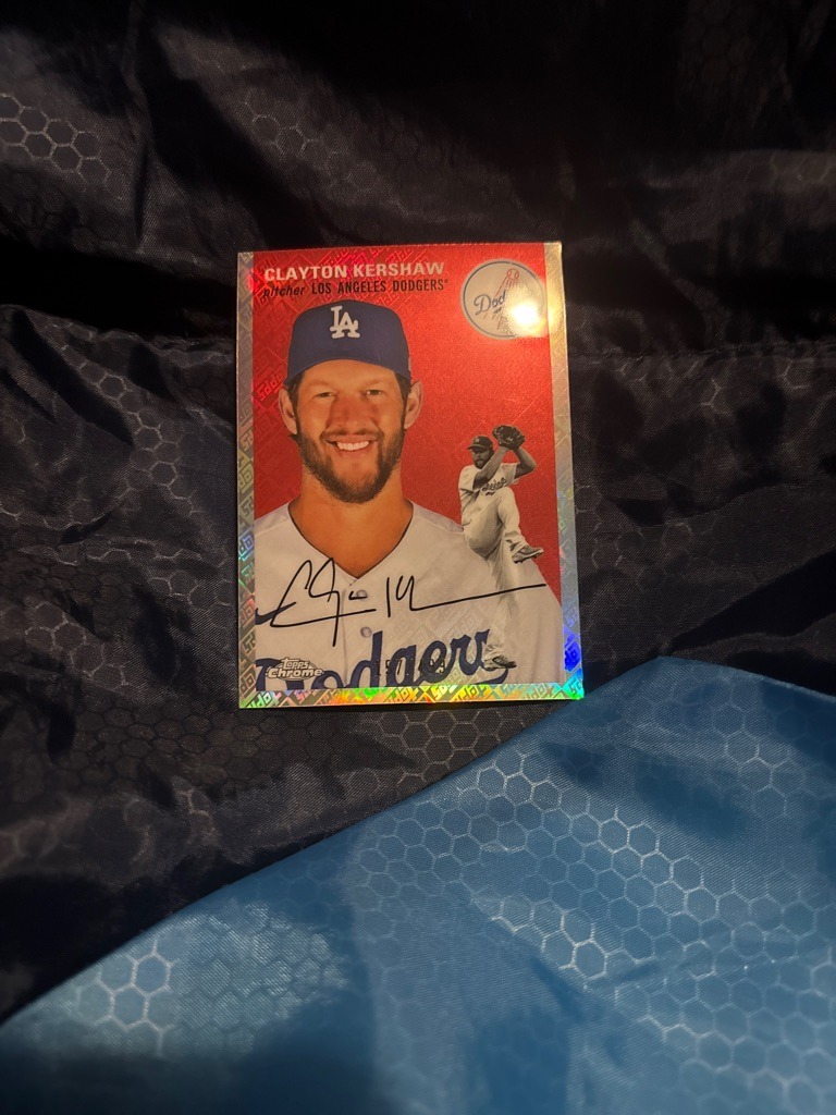 Clayton Kershaw (Note: Featured player is a baseball player, not football)