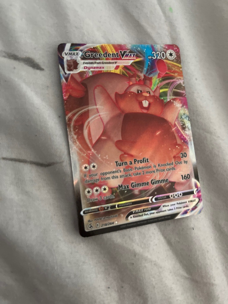 Greedent (Note: This is a Pokémon Trading Card, not a football player)