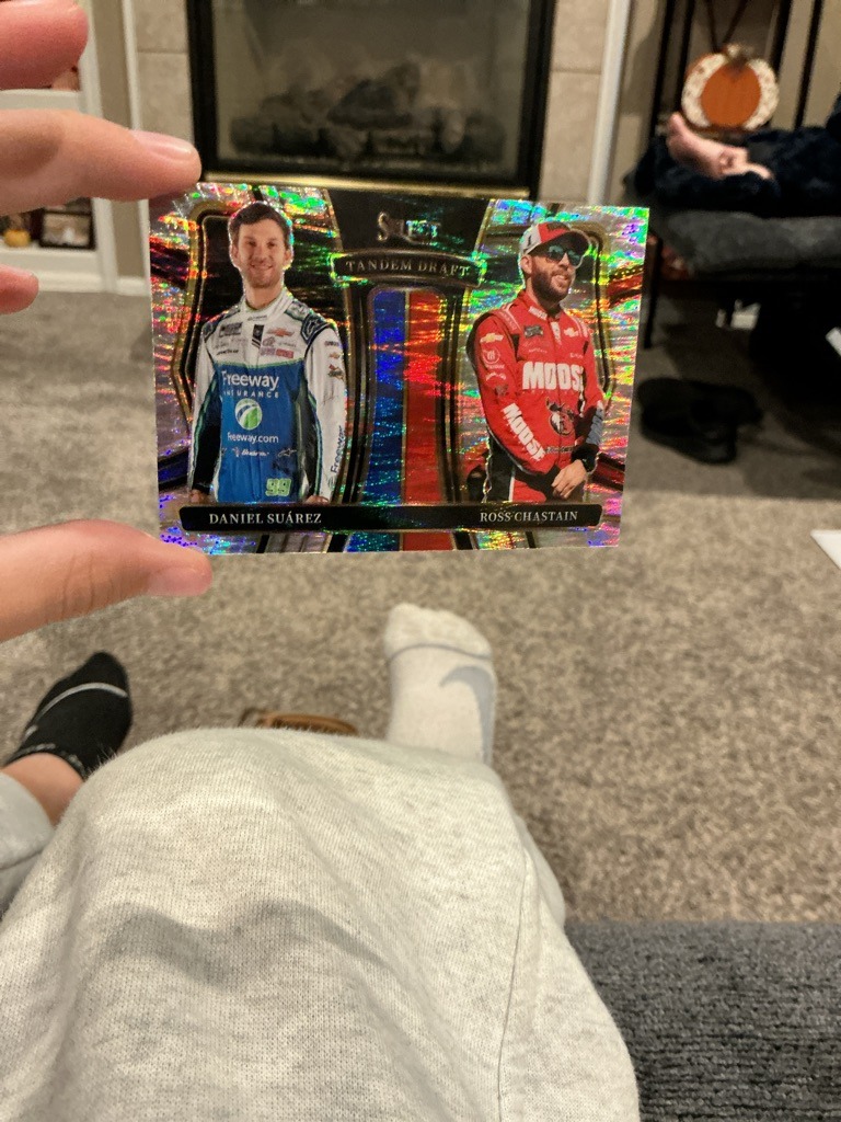 Daniel Suárez and Ross Chastain