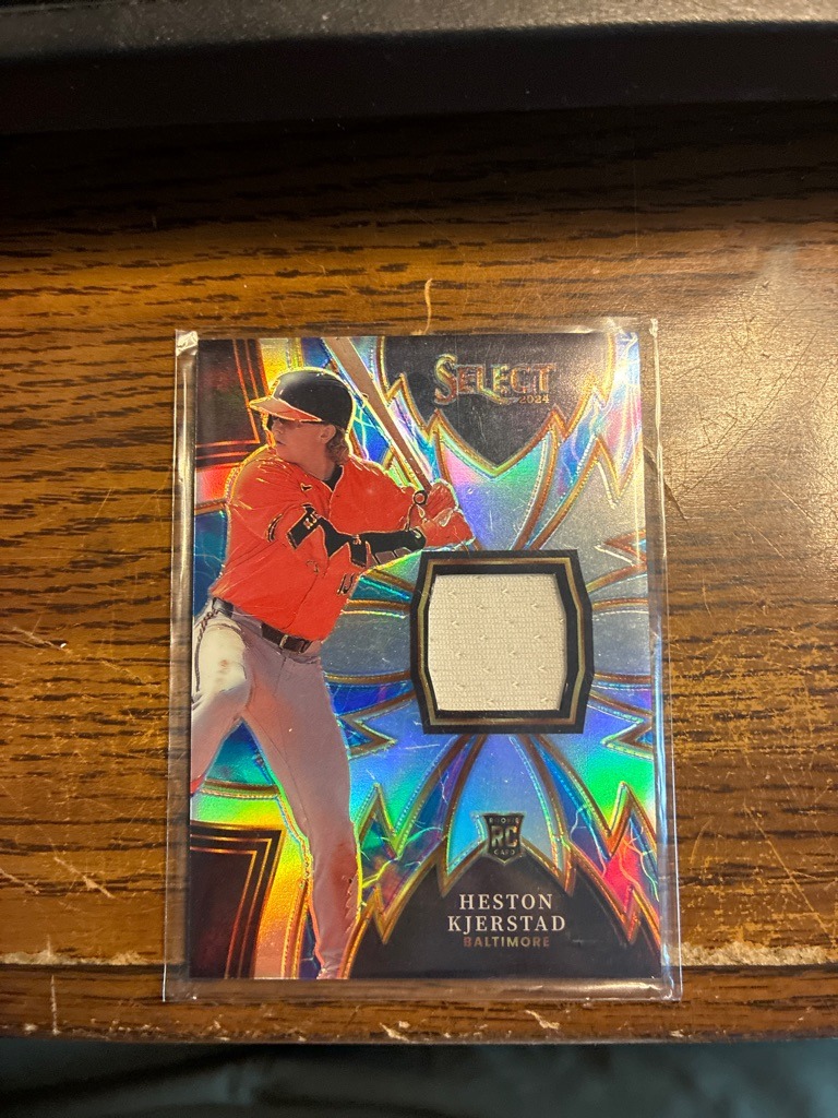 Heston Kjerstad (Note: This is a baseball player, not a football player, featured in a Panini Select baseball set)