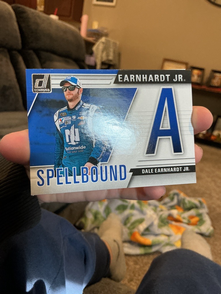 Dale Earnhardt Jr. (Note: This is a NASCAR racing card, not a football card)