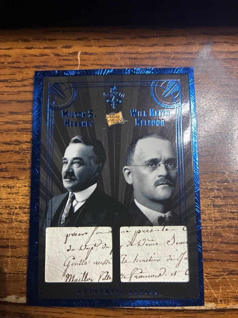 Milton S. Hershey and Will Keith Kellogg